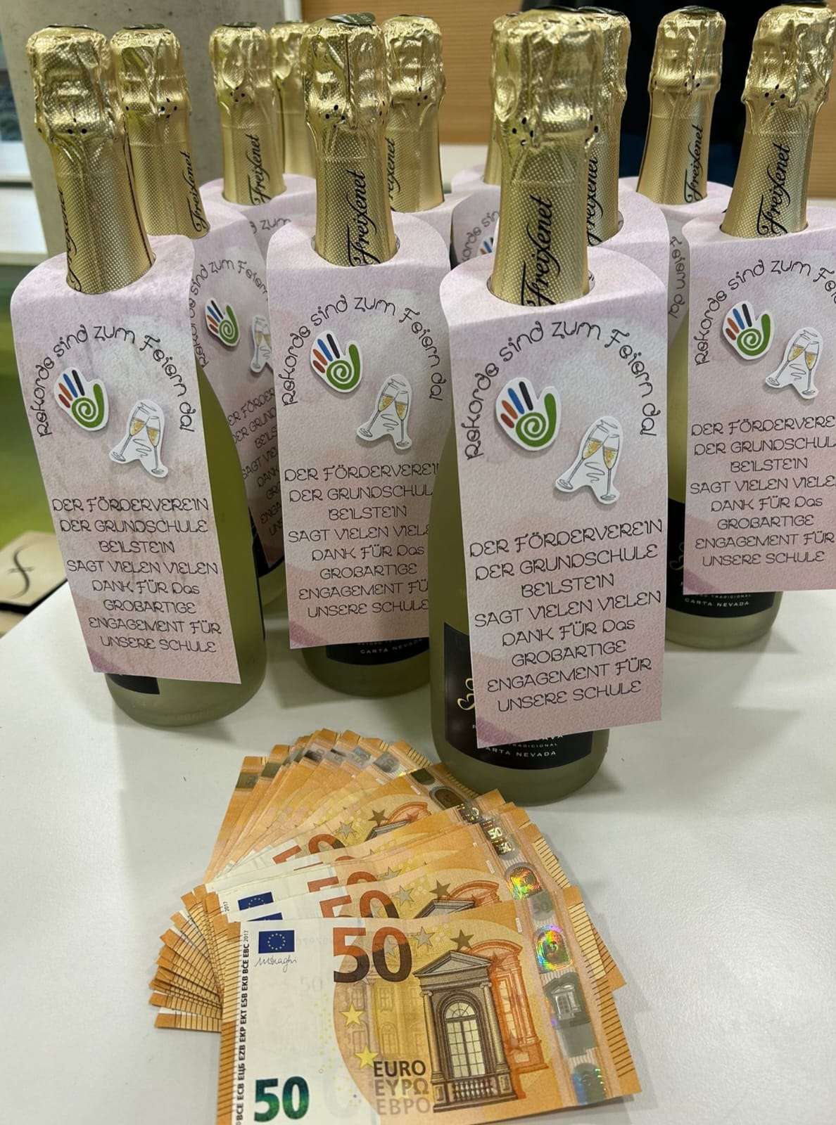 Kleines Dankeschön der Grundschule Beilstein.